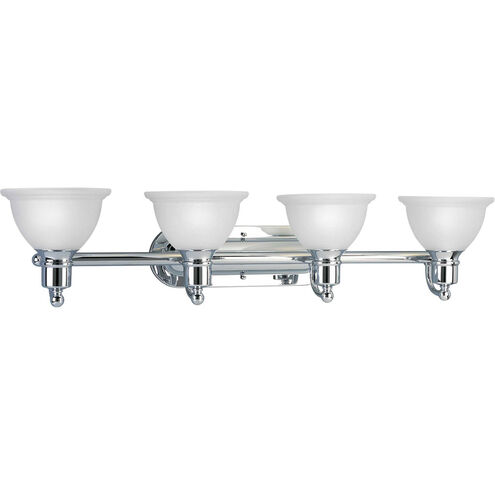 Beacher 4 Light 37.5 inch Polished Chrome Bath Vanity Wall Light
