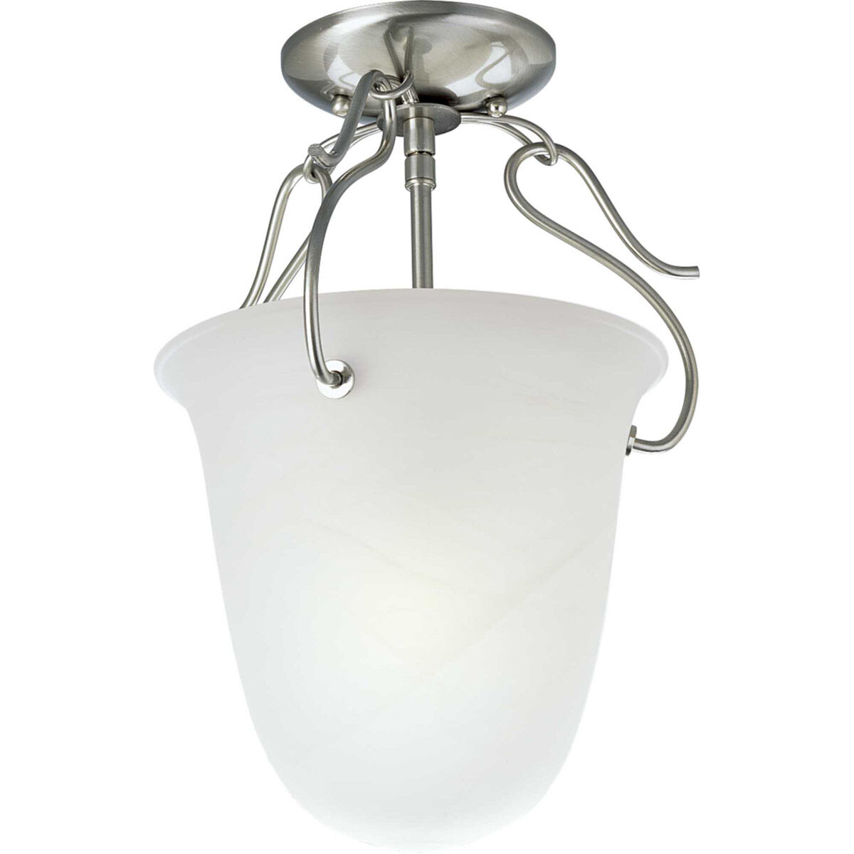 Lang 1 Light 10.5 inch Brushed Nickel Foyer Pendant Ceiling Light
