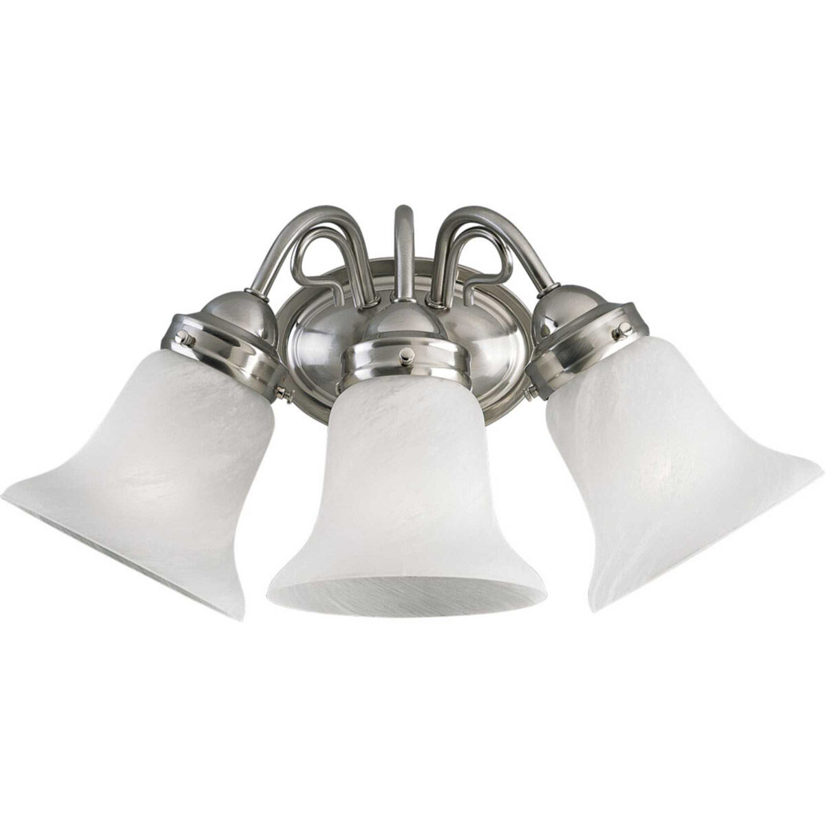 Lang 3 Light 16.25 inch Brushed Nickel Bath Vanity Wall Light