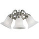 Lang 3 Light 16.25 inch Brushed Nickel Bath Vanity Wall Light