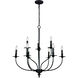Trinity 9 Light 29 inch Oil Rubbed Bronze Chandelier Ceiling Light