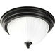 Skeet 1 Light 11.38 inch Antique Bronze Flush Mount Ceiling Light