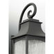 Corrina 3 Light 24 inch Textured Black Outdoor Wall Lantern, Large