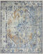 Nero 132 X 96 inch Blue Rug, Rectangle