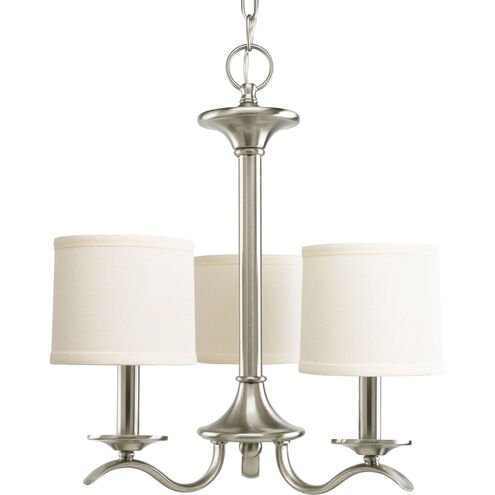 Mark 3 Light 16 inch Brushed Nickel Chandelier Ceiling Light