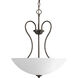 Tavita 3 Light 17.75 inch Antique Bronze Inverted Pendant Ceiling Light