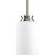 Kameron 1 Light 4 inch Brushed Nickel Mini-Pendant Ceiling Light