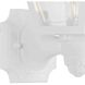 Season 1 Light 13 inch White Outdoor Wall Lantern