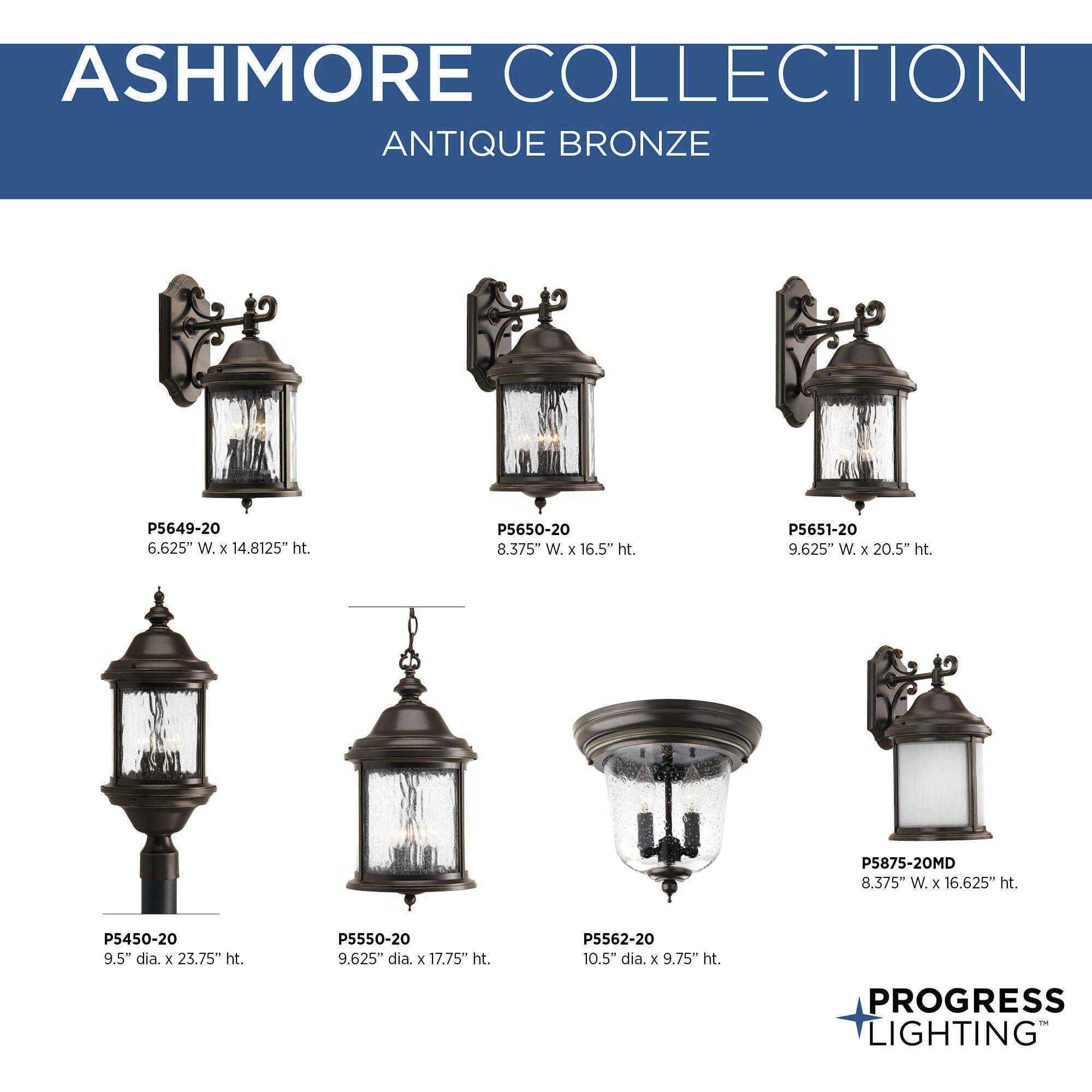 Renee 3 Light 17 inch Antique Bronze Outdoor Wall Lantern