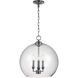 Konstance 3 Light 16 inch Chrome Pendant Ceiling Light