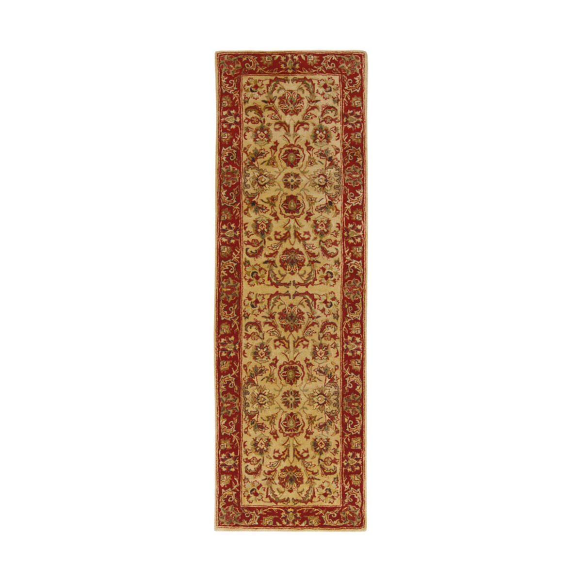 Beverly 96 X 30 inch Burgundy/Tan/Camel/Dark Brown/Khaki Rugs, Wool