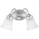 Clarence 2 Light 11.75 inch Polished Chrome Bath Vanity Wall Light