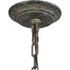Zanobi 5 Light 24 inch Washed Gray with Malted Rust Chandelier Ceiling Light