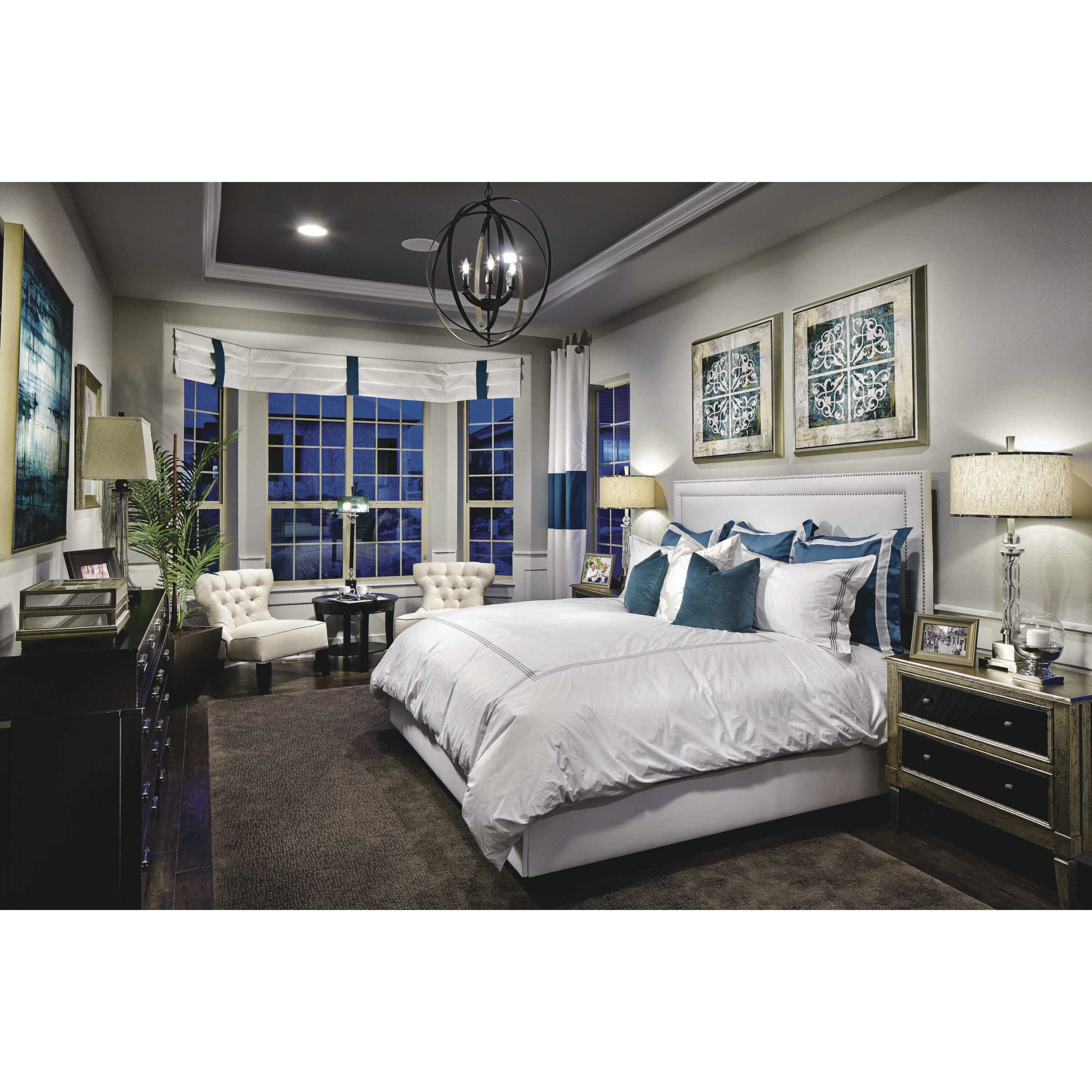 Buster 6 Light 27.75 inch Antique Bronze Foyer Pendant Ceiling Light