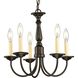 Kipling 5 Light 17.5 inch Antique Bronze Chandelier Ceiling Light