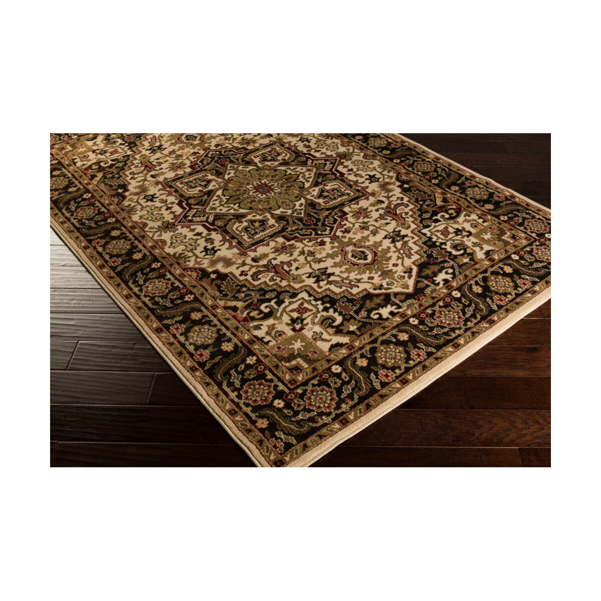 Musetta 39 X 24 inch Dark Brown/Olive/Camel/Butter/Wheat/Burgundy Rugs, Polypropylene