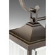 Caelum 3 Light 10 inch Antique Bronze Outdoor Hanging Lantern, Design Series