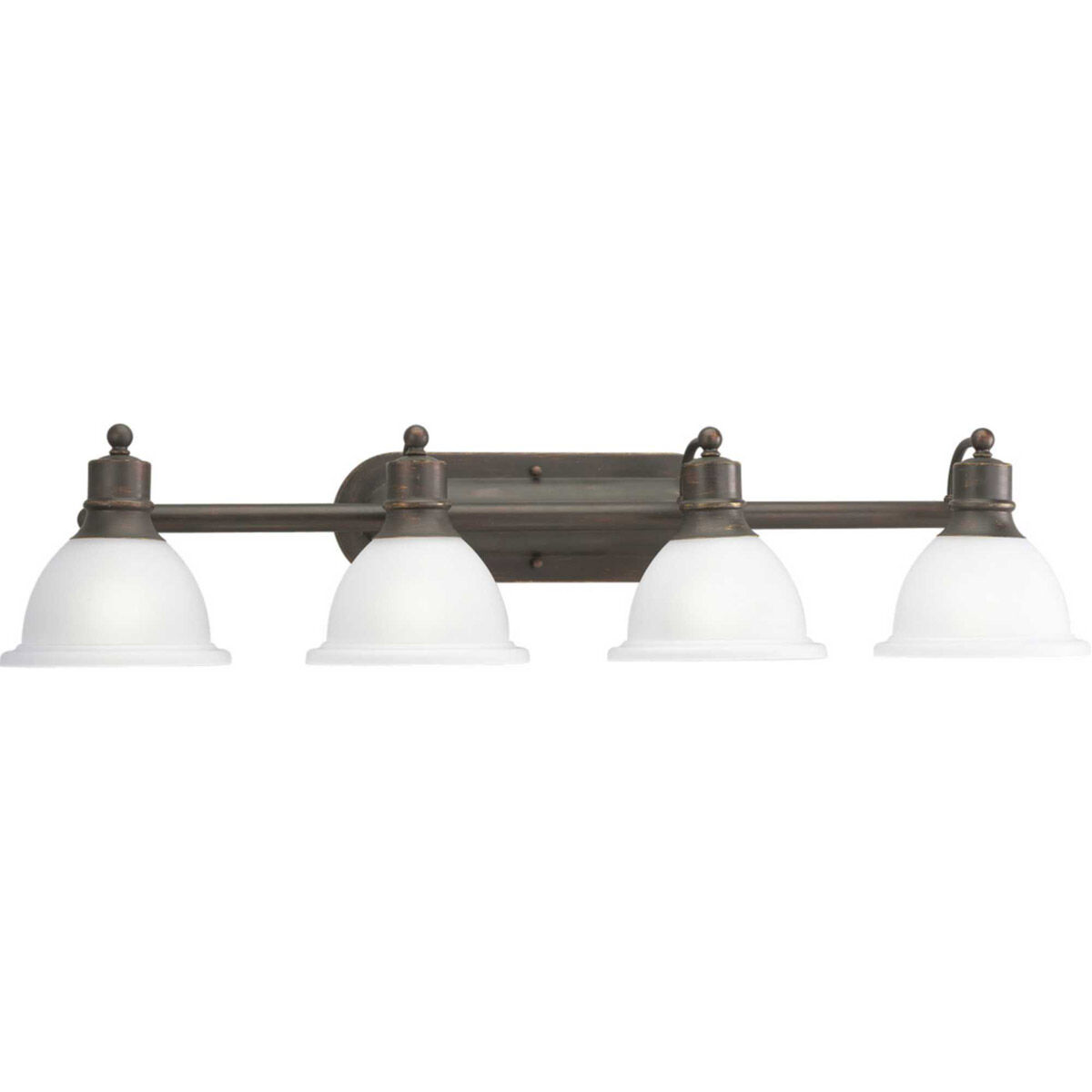Beacher 4 Light 37.5 inch Antique Bronze Bath Vanity Wall Light