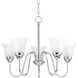 Cady 5 Light 23 inch Polished Chrome Chandelier Ceiling Light