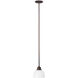Esme 1 Light 7 inch Burnished Bronze Pendant Ceiling Light
