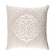 Franklin 22 X 22 inch Khaki/Ivory Pillow Kit