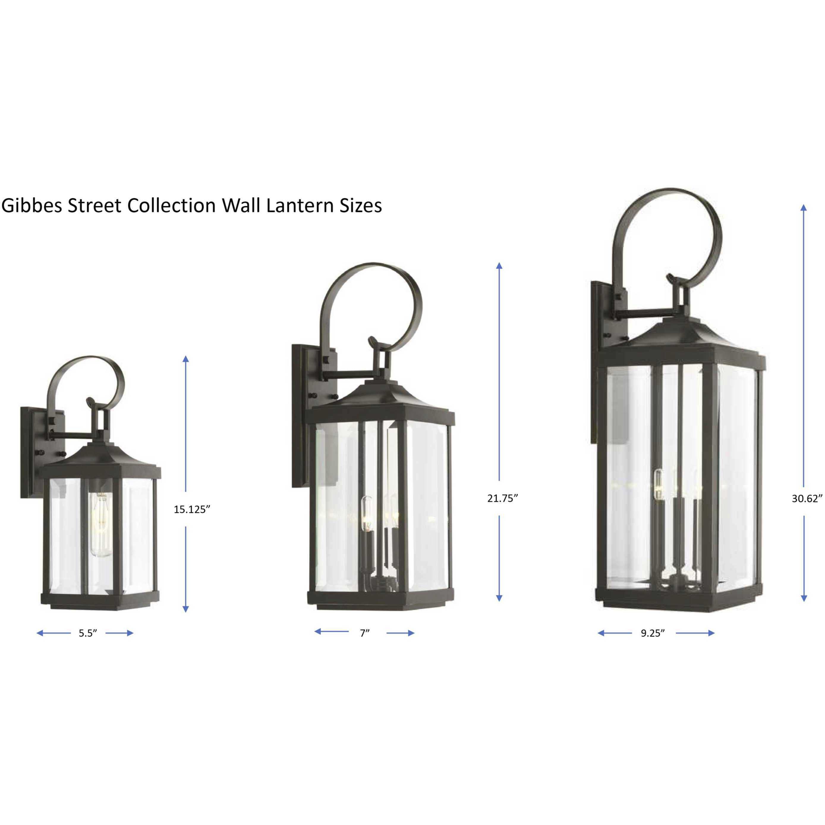 Caelum 3 Light 31 inch Antique Bronze Outdoor Wall Lantern, Large, Design Series