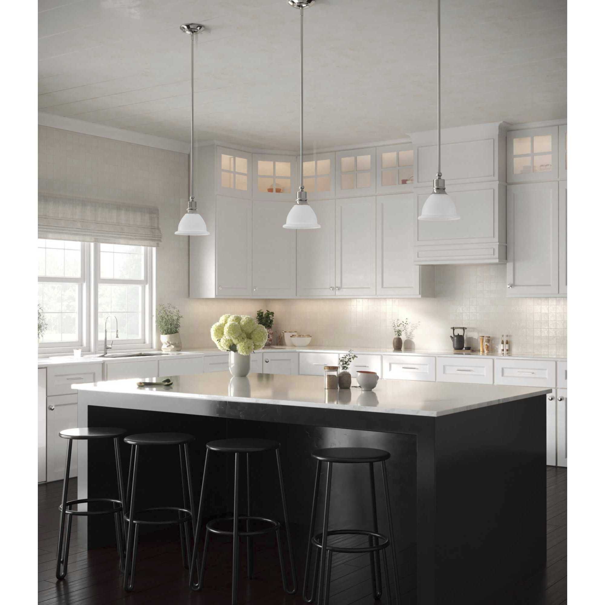 Beacher 1 Light 7.63 inch Brushed Nickel Mini-Pendant Ceiling Light