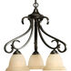 Slade 3 Light 19.13 inch Forged Bronze Chandelier Ceiling Light