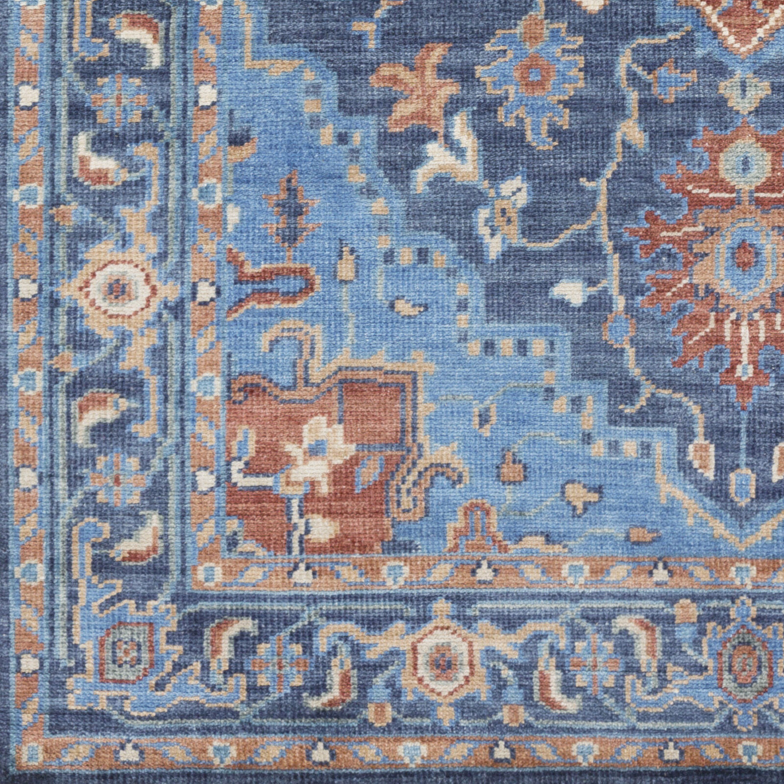 Ace 156 X 108 inch Blue Rug, Rectangle