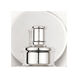 Booker 3 Light 20 inch Polished Nickel Vanity Light Wall Light