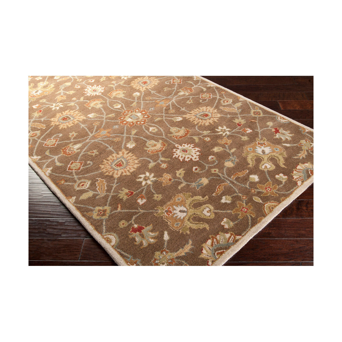 Edda 180 X 144 inch Dark Brown/Tan/Rust/Black/Khaki/Camel/Olive/Wood Rugs, Wool