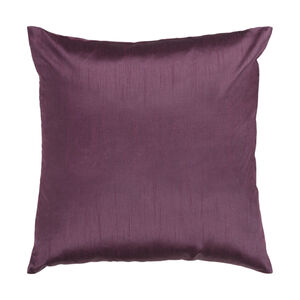 Caldwell 18 X 18 inch Plum Pillow Cover, Square