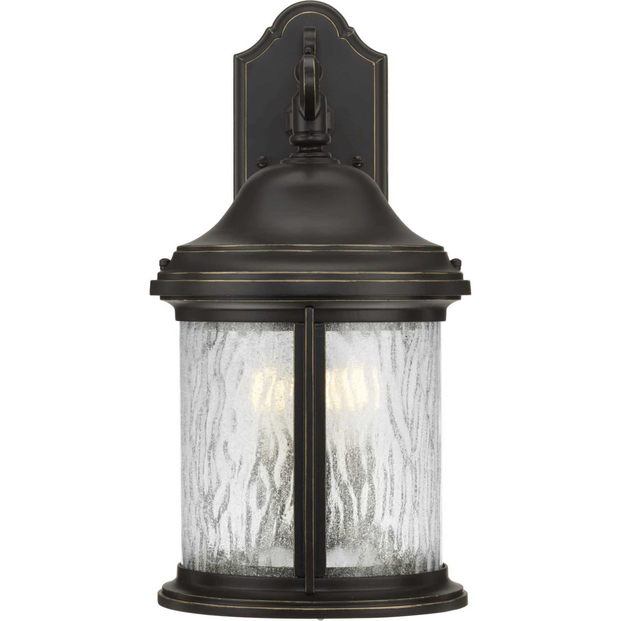 Renee 3 Light 17 inch Antique Bronze Outdoor Wall Lantern