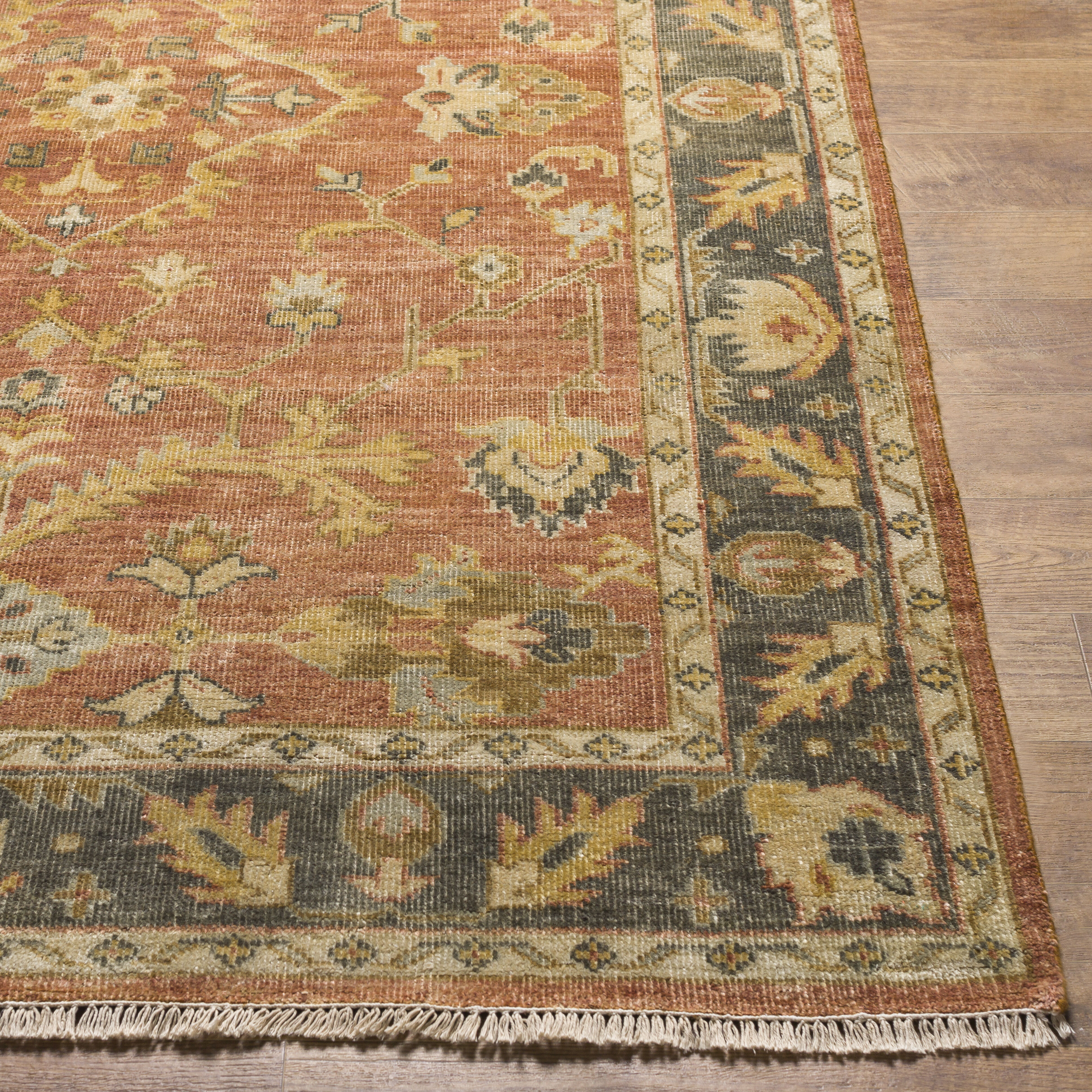 Fantasia 66 X 42 inch Brown Rug, Rectangle