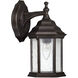 Severinus 1 Light 12 inch Old Bronze Outdoor Wall Lantern