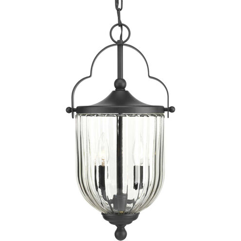 Terah 2 Light 9.5 inch Textured Black Outdoor Hanging Lantern