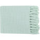 Patrick 59 X 51 inch Ice Blue Throw, Rectangle