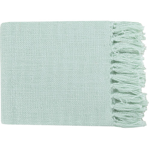 Patrick 59 X 51 inch Ice Blue Throw, Rectangle