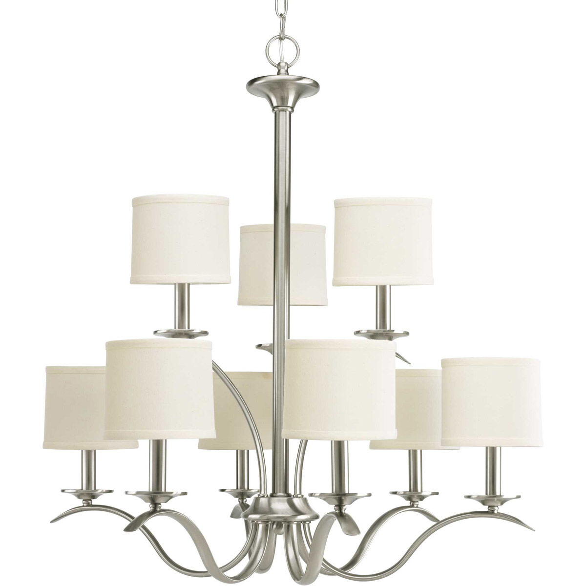 Mark 9 Light 29.38 inch Brushed Nickel Chandelier Ceiling Light
