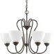 Tavita 5 Light 26 inch Antique Bronze Chandelier Ceiling Light