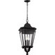 Quade 3 Light 12 inch Black Outdoor Hanging Lantern