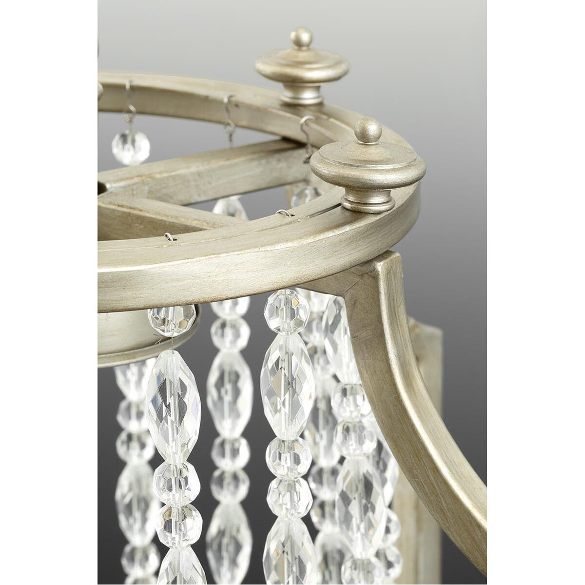 Wayland 6 Light 38 inch Silver Ridge Island Light Ceiling Light, Design Series