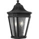 Quade 2 Light 16 inch Black Outdoor Wall Lantern