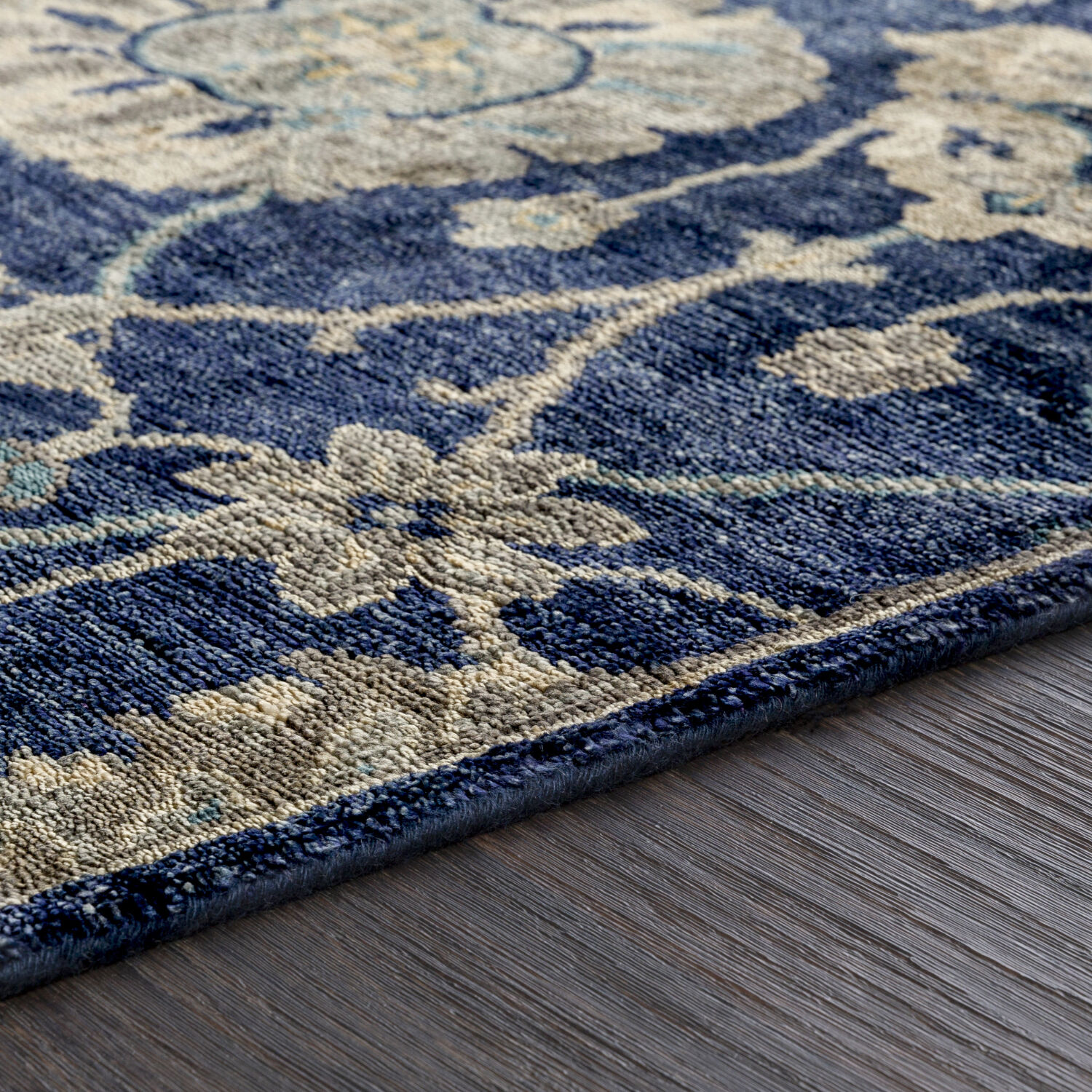 Farrar 72 X 48 inch Navy Rug, Rectangle