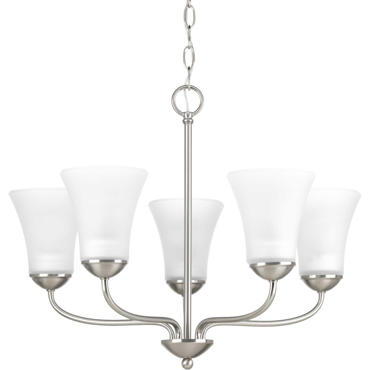 Cady 5 Light 21.88 inch Brushed Nickel Chandelier Ceiling Light