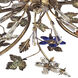 Ballard LED 36 inch Bronzed Rust with Multicolor Semi Flush Mount Ceiling Light