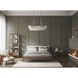 Benedict 4 Light 34 inch Silver Ridge Linear Chandelier Ceiling Light, Design Series