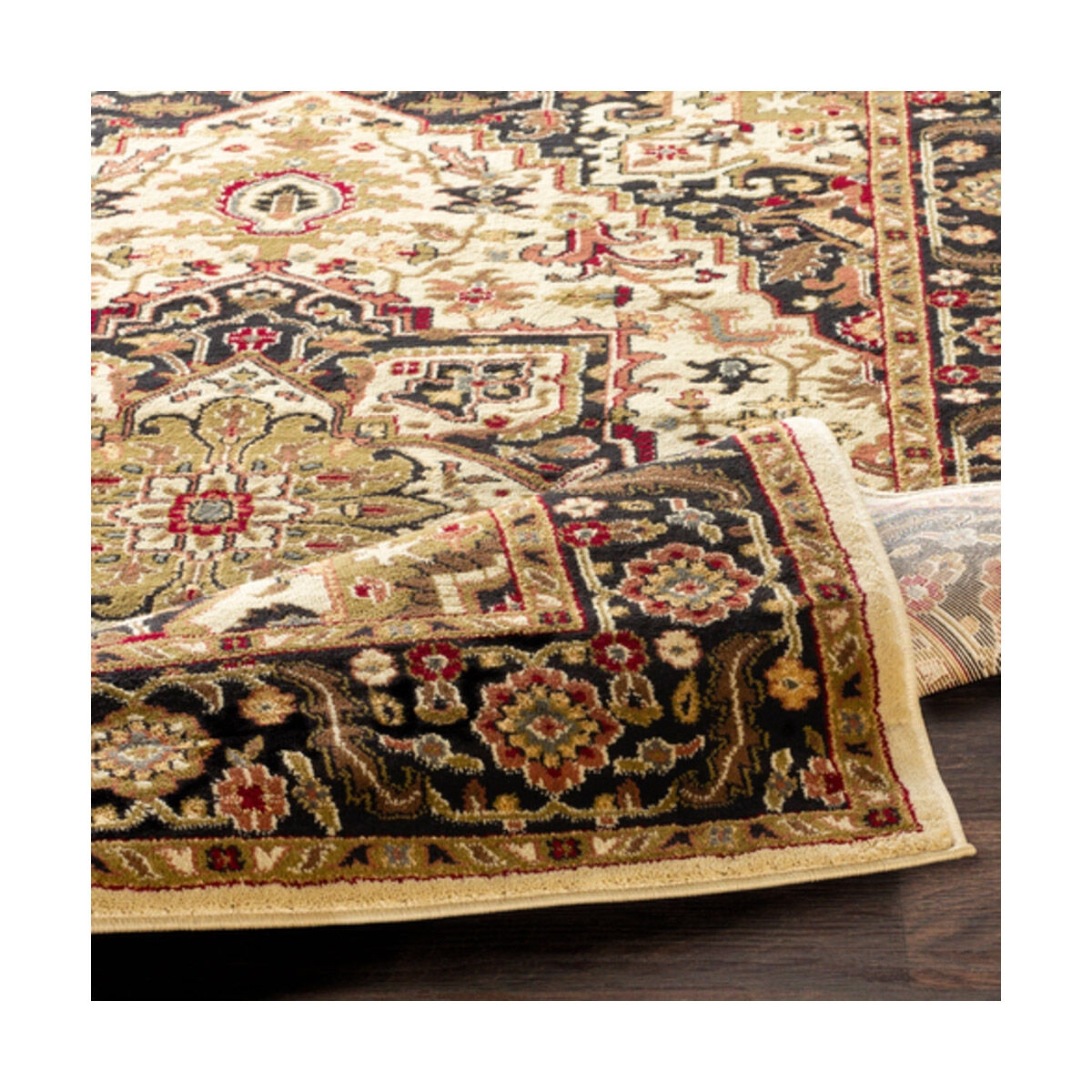 Musetta 39 X 24 inch Dark Brown/Olive/Camel/Butter/Wheat/Burgundy Rugs, Polypropylene