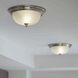 Adelmo 2 Light 13.25 inch Brushed Nickel Flush Mount Ceiling Light