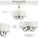 Victor 5 Light 21.63 inch Antique Bronze Chandelier Ceiling Light